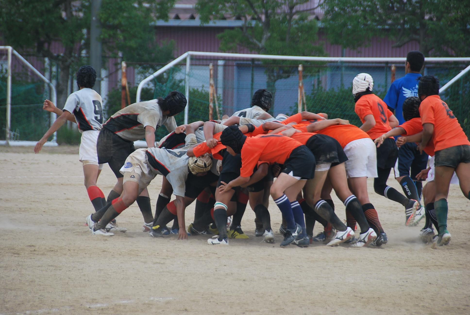 岡山県高等学校体育連盟ラグビー専門部夏季強化練習会