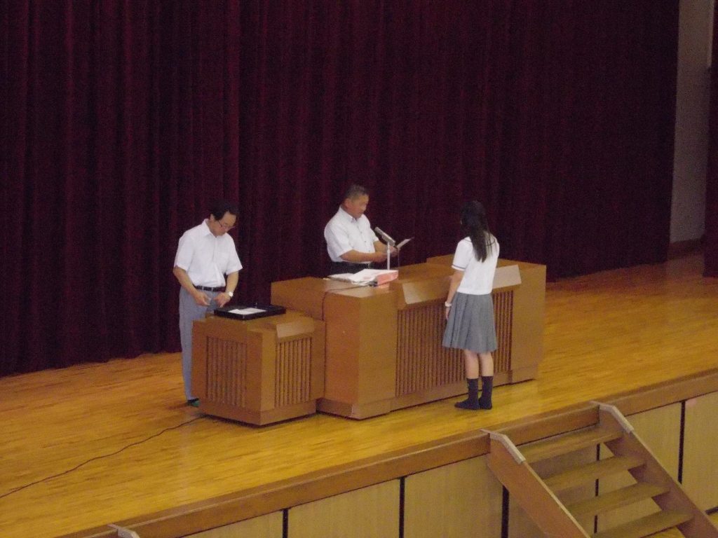 2学期始業式