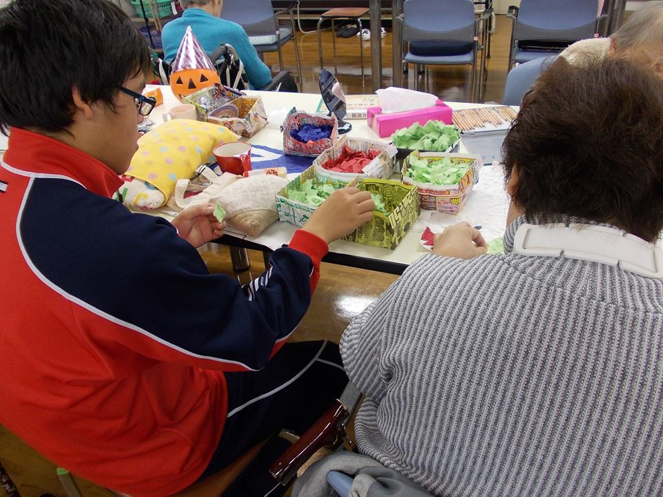 １年生福祉体験学習
