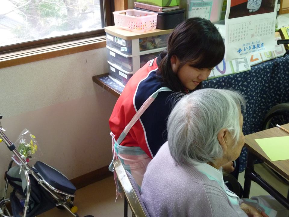 １年生福祉体験学習