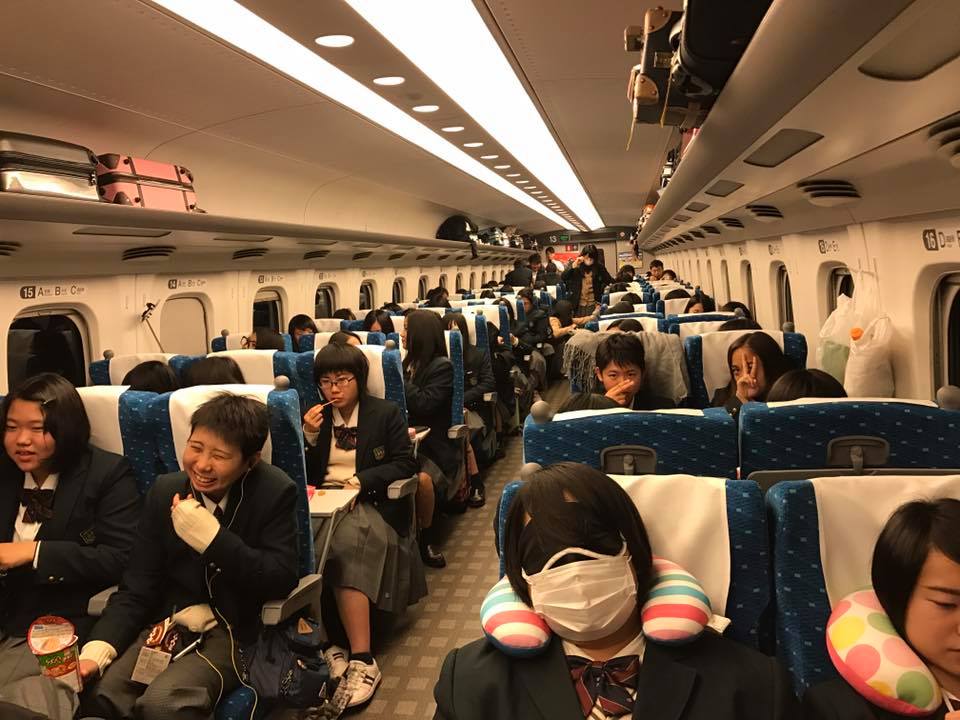 修学旅行１日目（出発）