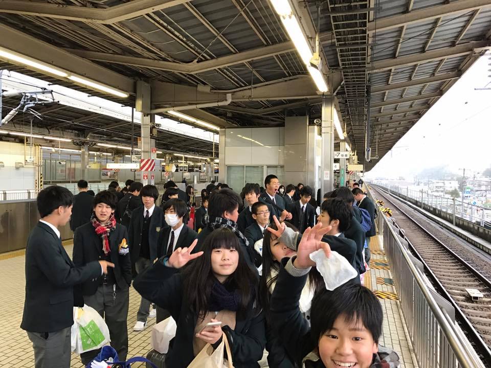 修学旅行４日目（新横浜駅出発）