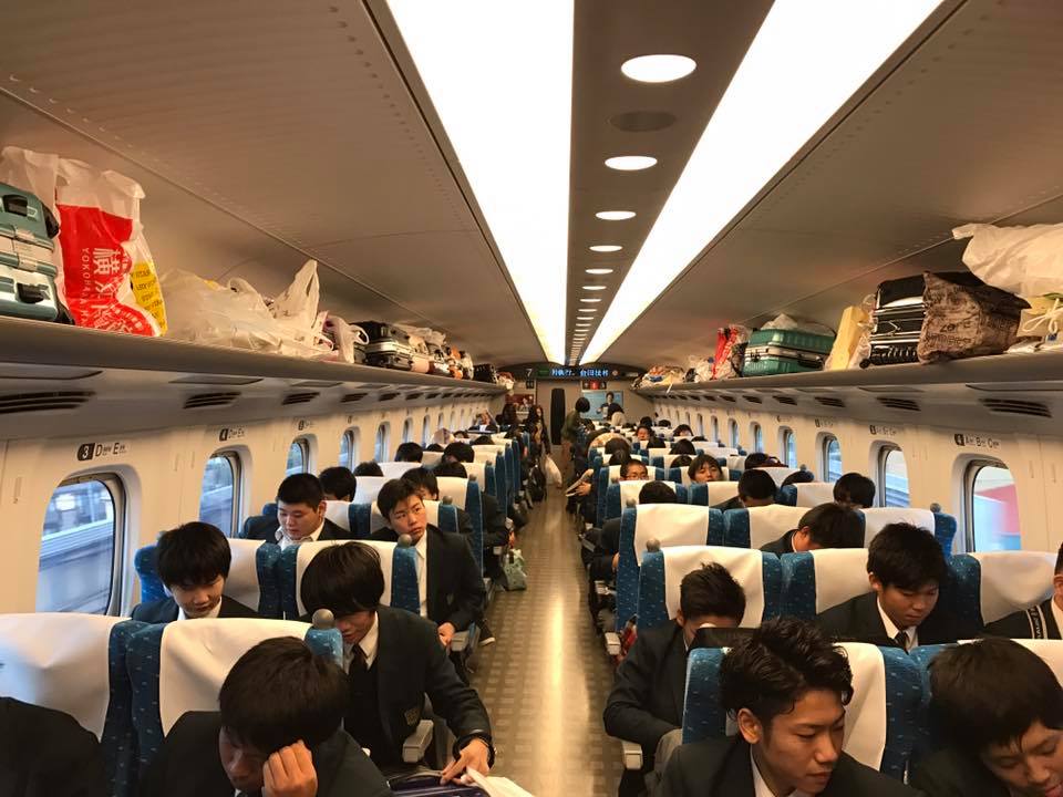 修学旅行４日目（新横浜駅出発）