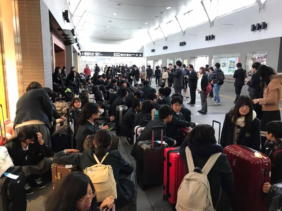 修学旅行１日目（出発）
