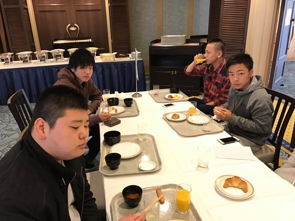 修学旅行３日目（朝食）
