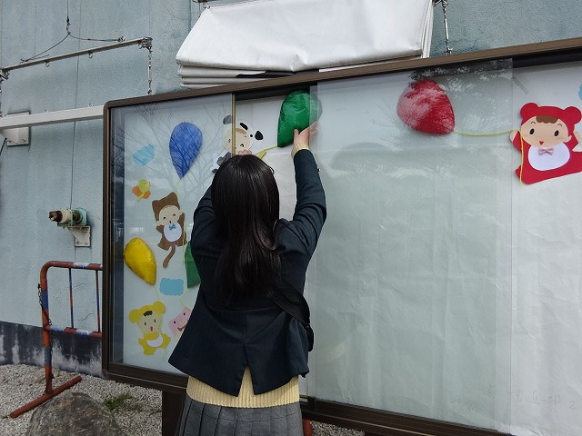 卒業式準備