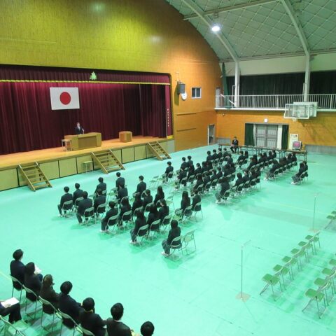 同窓会入会式が行われました。