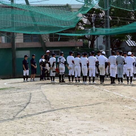 練習試合　vs　岡山理大附
