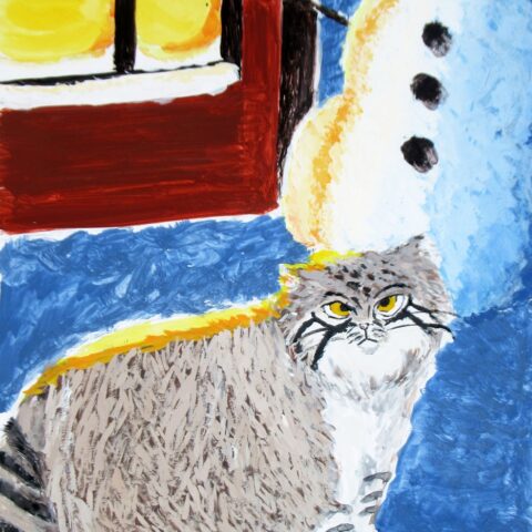 岡山県高等学校美術展ポスター原画 入賞