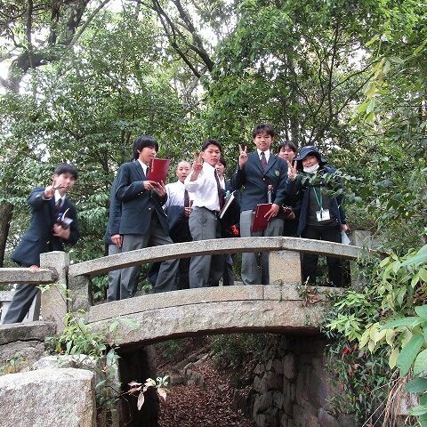 かもがた町家公園を訪問しました【産業社会と人間】
