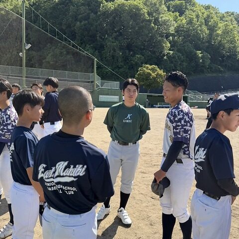 矢掛高校との中高合同練習会に参加