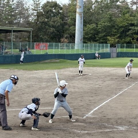 【軟式野球部】秋季予選ｖｓ井原高校